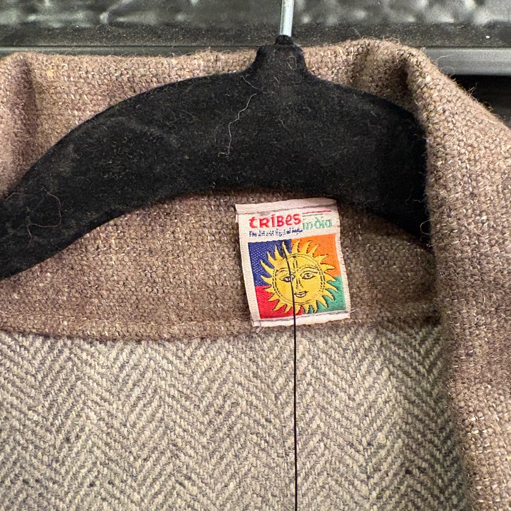 Grey wool Robe/Coat - Picture 3 of 4